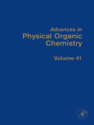 cover image of Advances in Physical Organic Chemistry